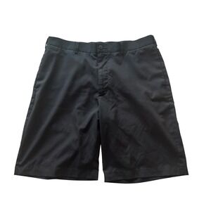 Zella Shorts Mens 34 Black Golf Performance Flat Front ZFSB0861 Lightweight